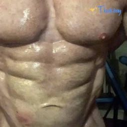 The masked bodybuider